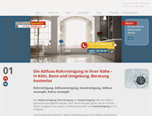 Tablet Screenshot of abfluss-keip.de